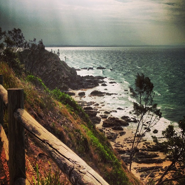 A fitness path with a view